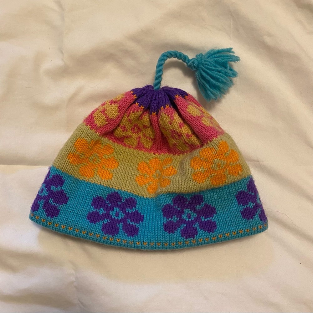 Colorful Floral Beanie